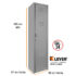 Locker 1 puerta Serie A gris
